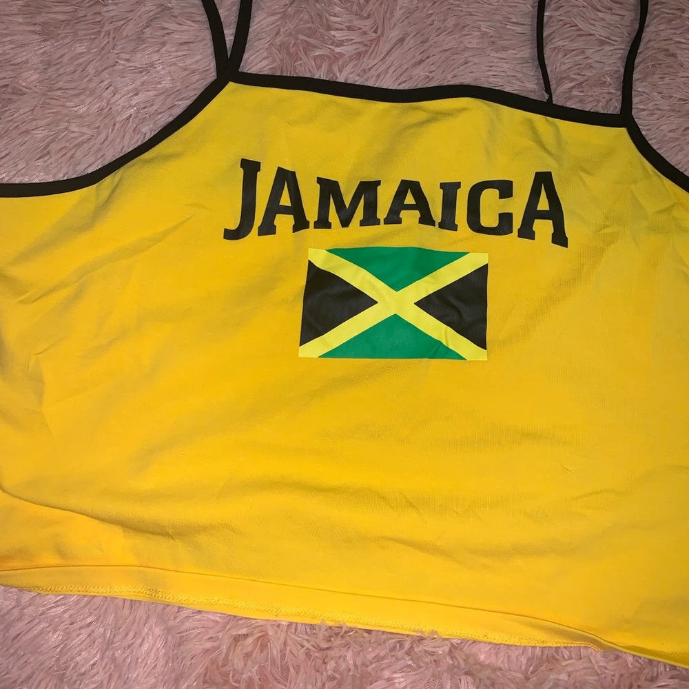 Spaghetti strap Jamaica shirt